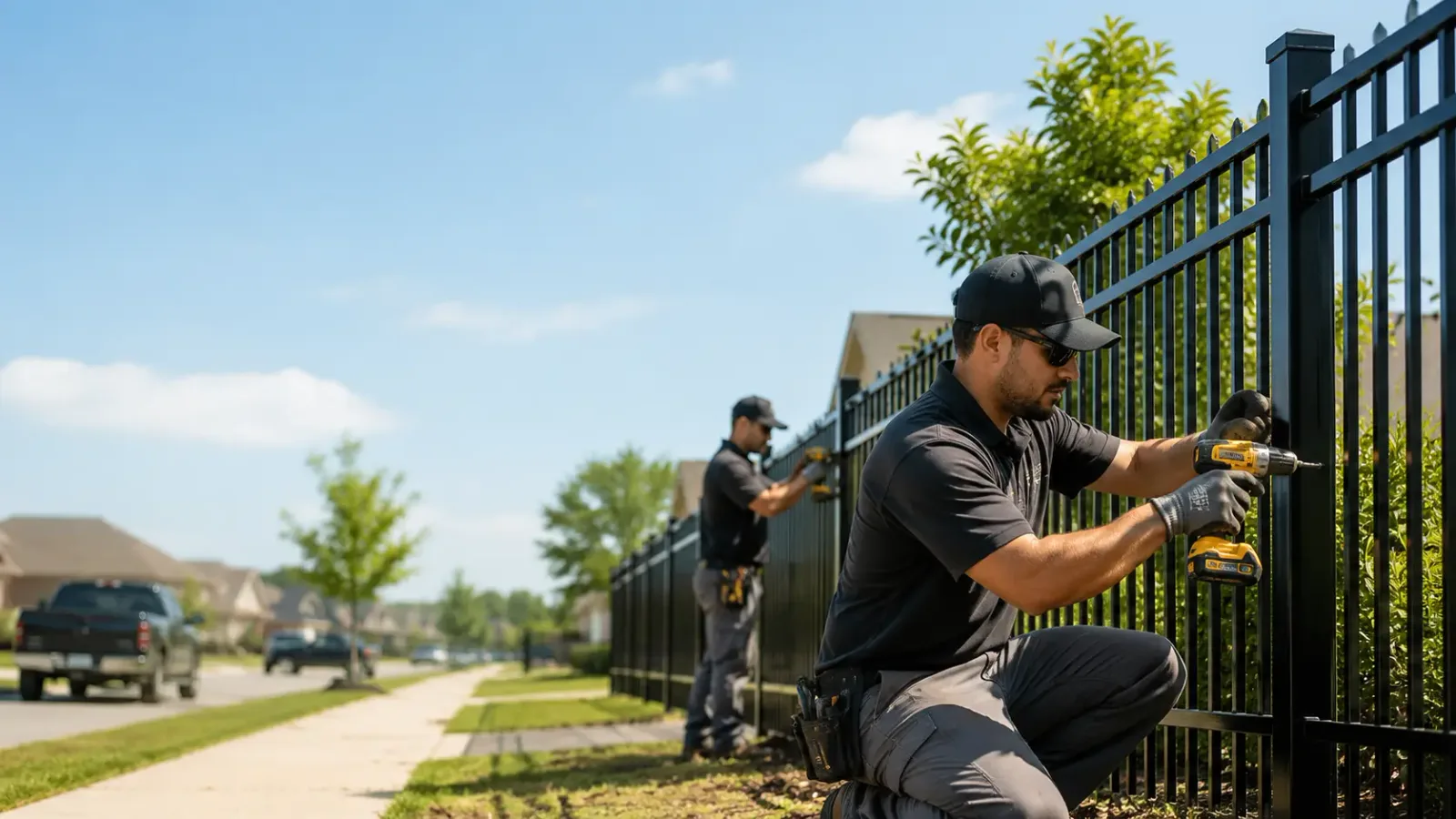 Metal Fence Installation in Fort Polk, LA